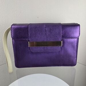 Emilio Pucci Shimmering Purple Clutch